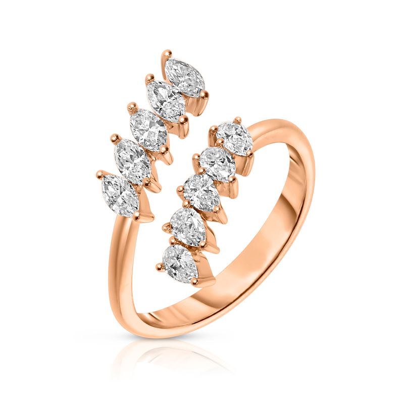 Stellar Glint gold stud earrings, featuring radiant round-cut diamonds. Available in 14K or 18K gold. Perfect for daily elegance or as a token of love.
