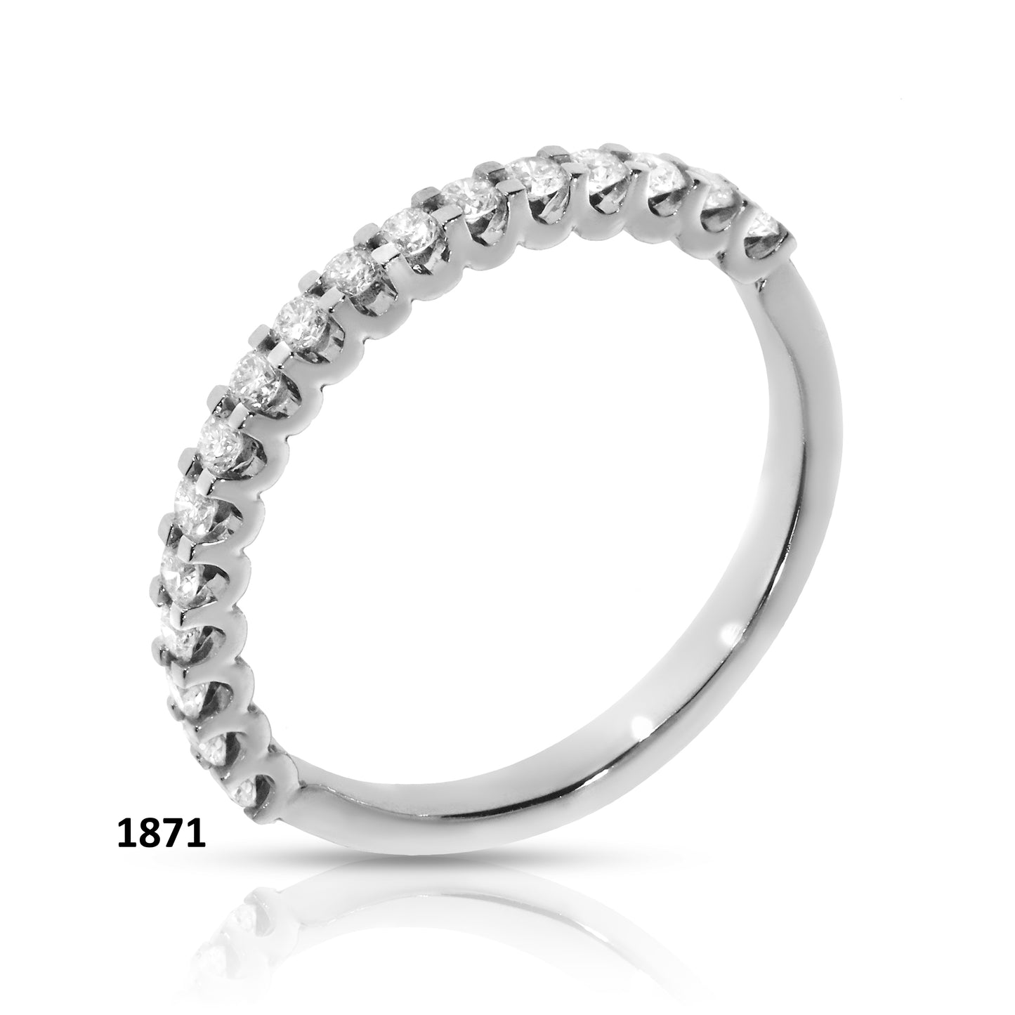 Gold Eternity Ring with Round Diamonds – Infinite Radiance | Eternity Rings