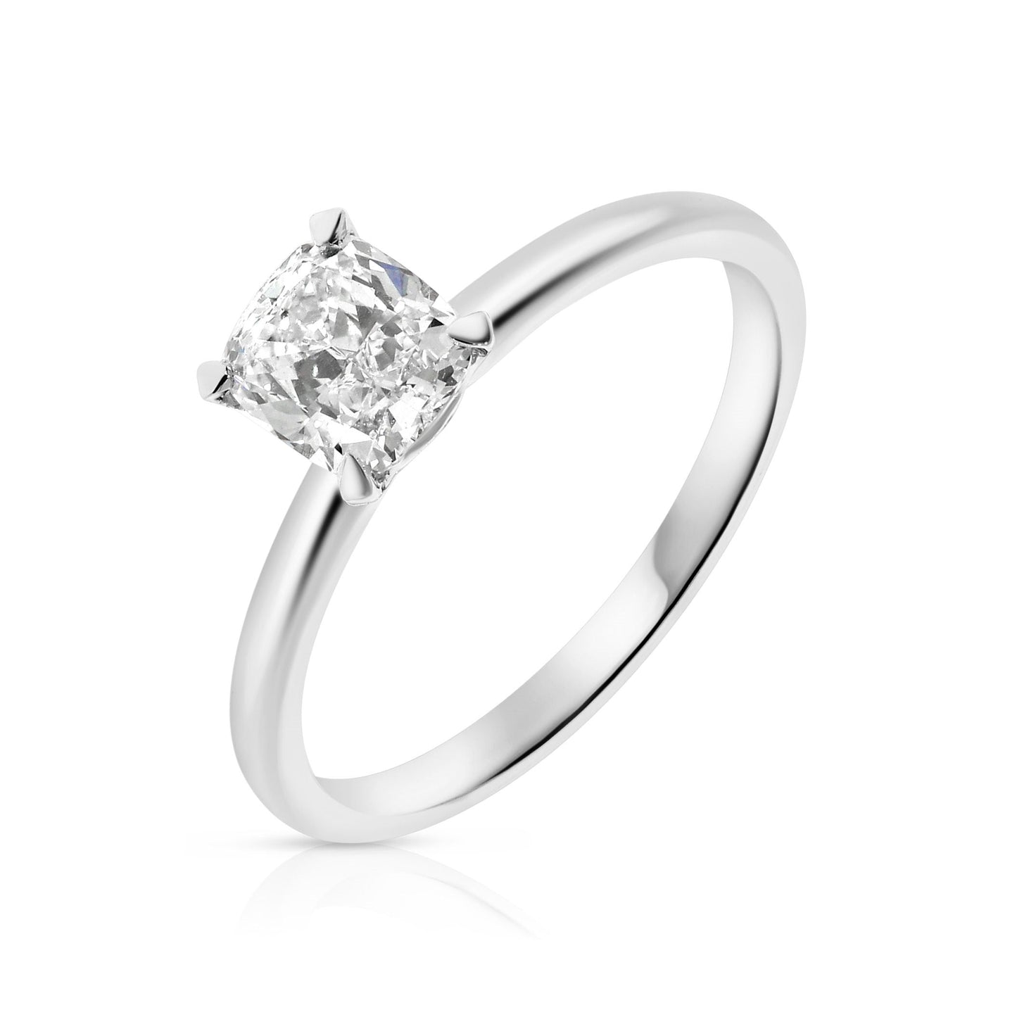 Bague solitaire en diamant 1 carat Moon River