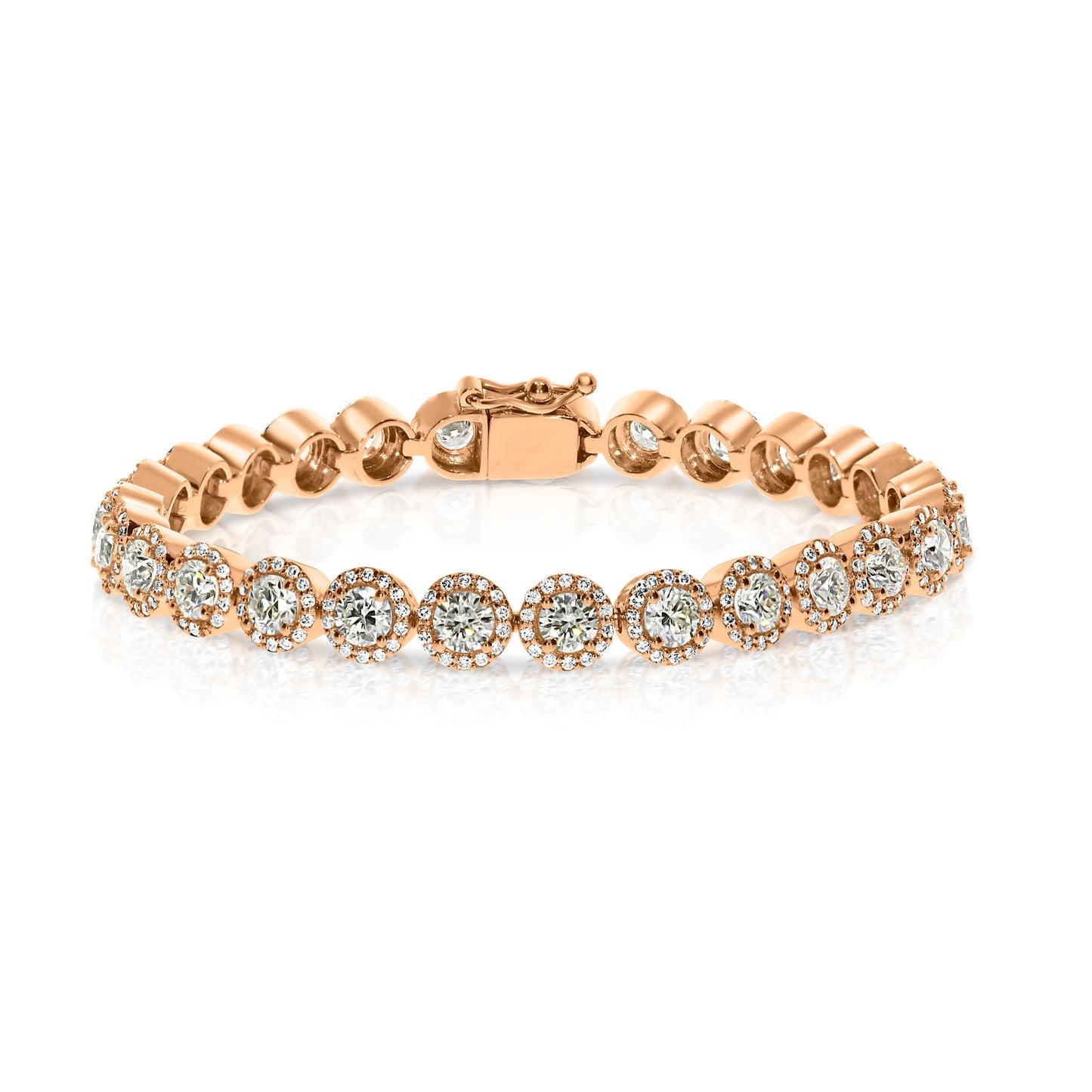 Gold Halo Ring with Round Diamond – Eternal Glimmer | Halo Rings