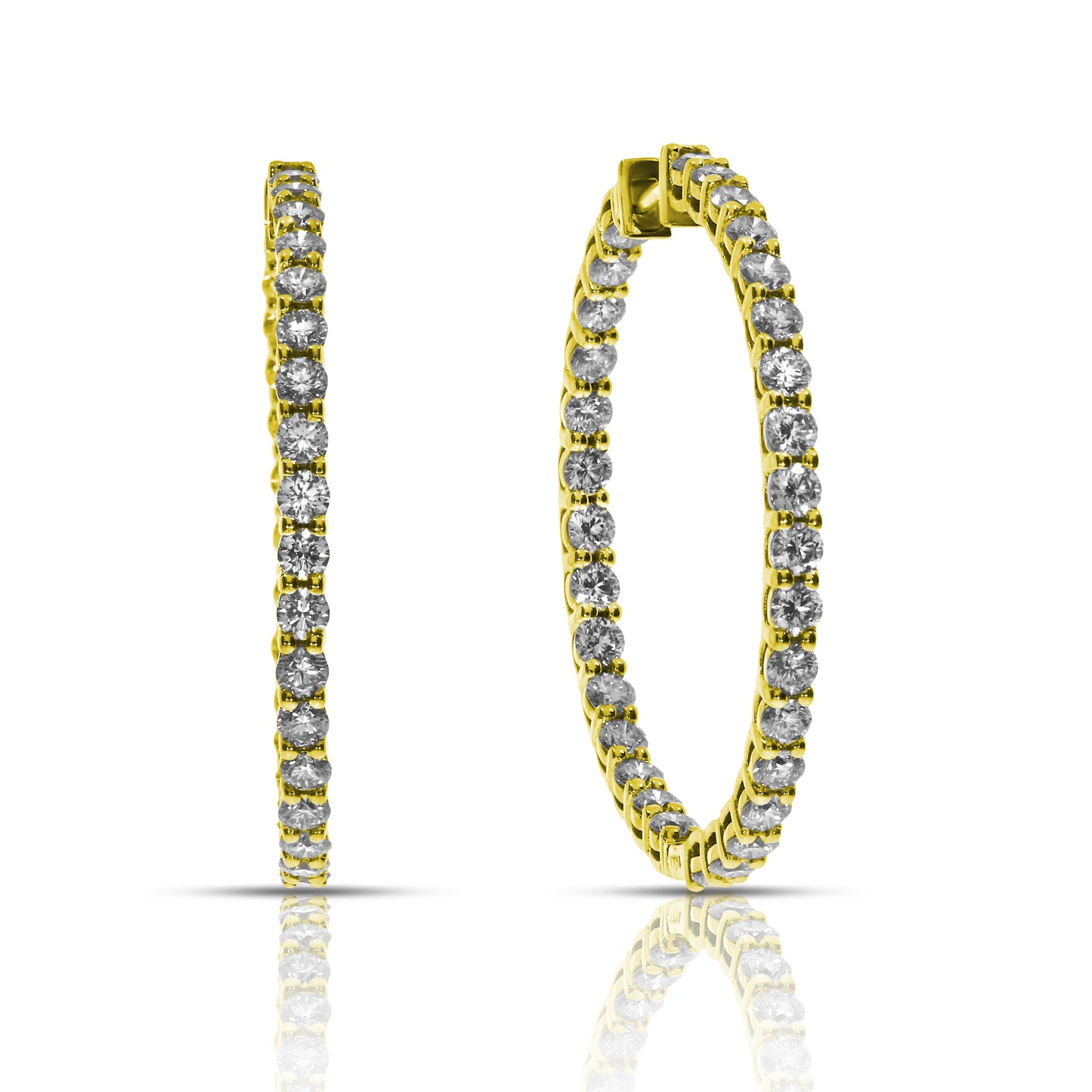 Diamond Hoop Earrings – Eternal Constellation | Nocturne