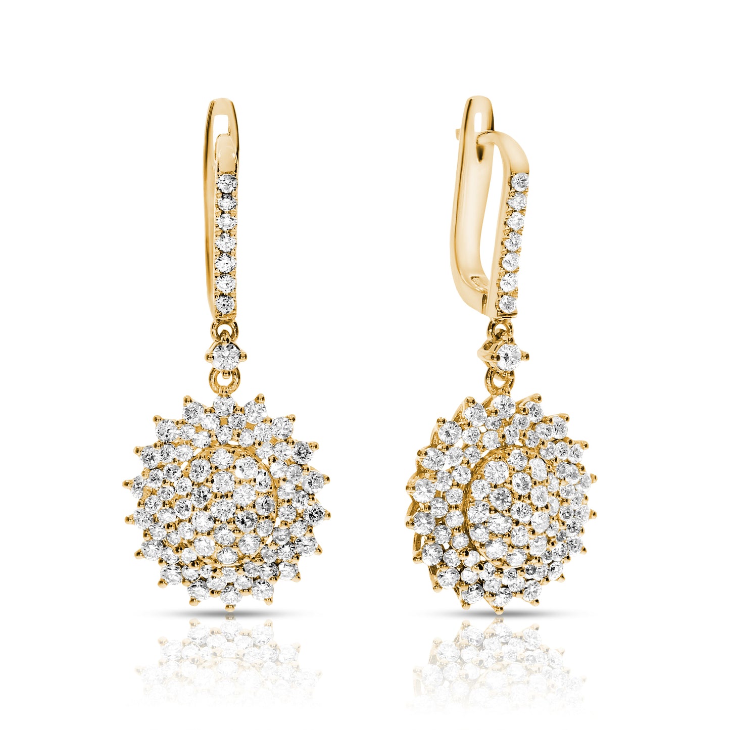 Diamond Drop Earrings – Stellar Radiance