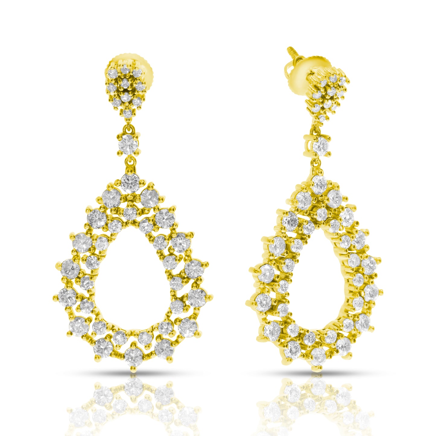 Drop Earrings in Diamond – Celestial Cascades | Luminosity