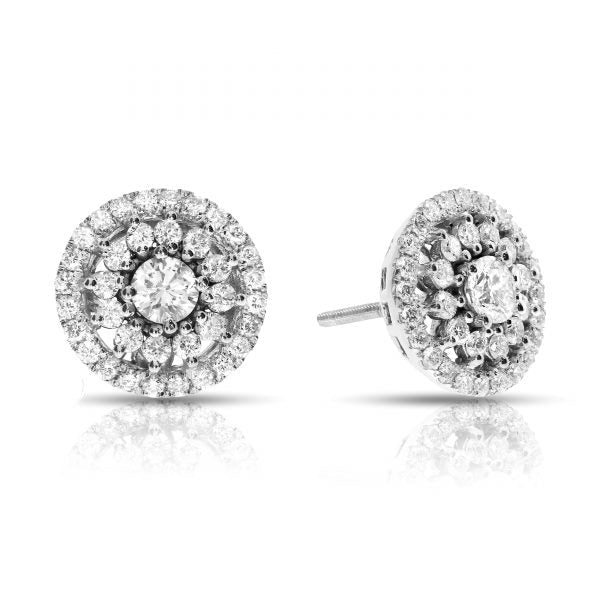 Boucles d'oreilles à tige en diamant de 1,20 carat Vertiges
