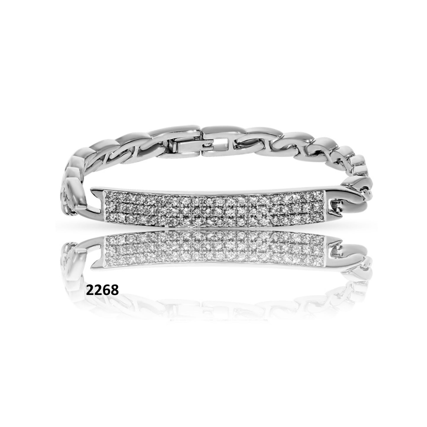Men's Bracelet in White Gold with Diamonds – Stellar Voyage | Celestial Odyssey