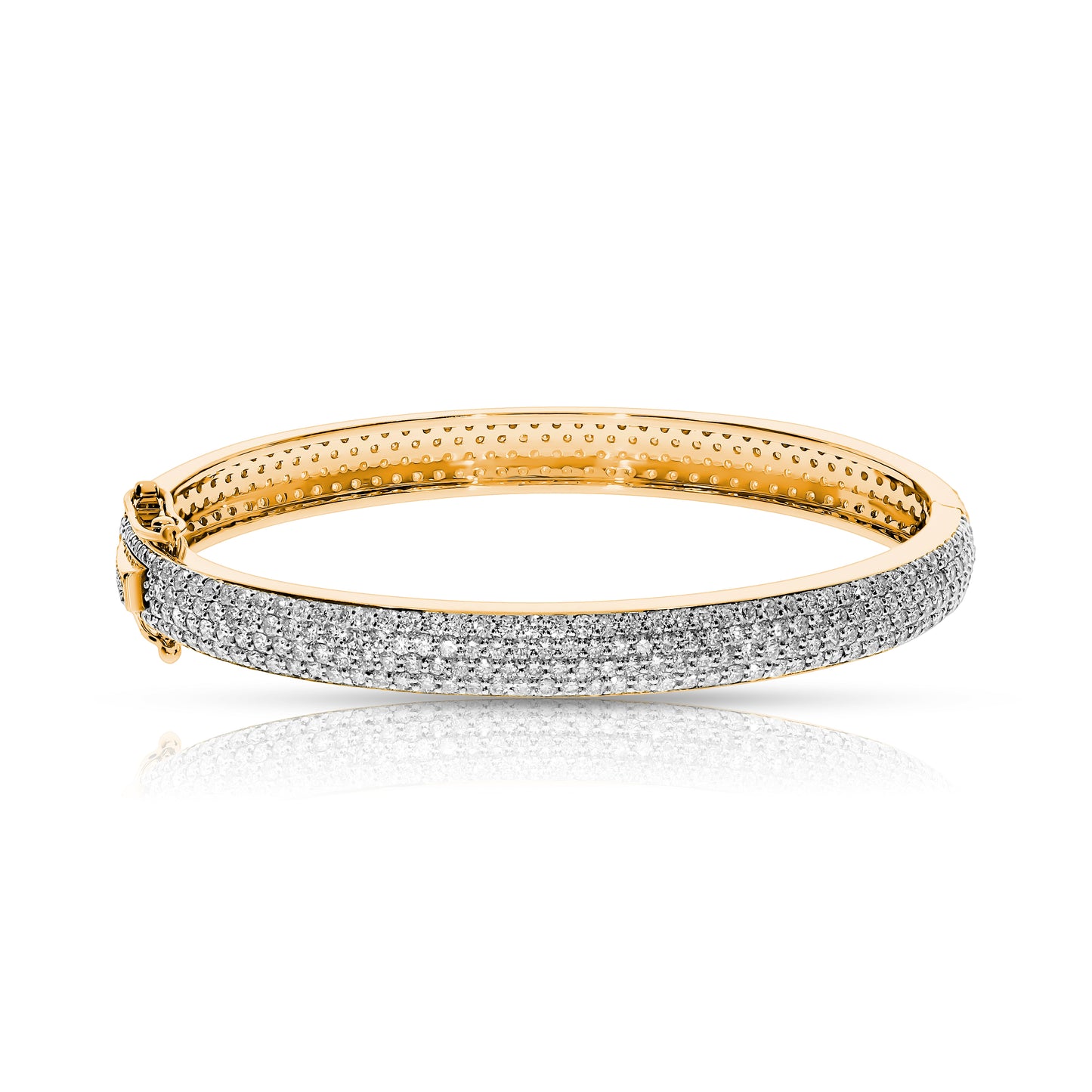 Diamond Bangle Bracelet – Celestial Harmony