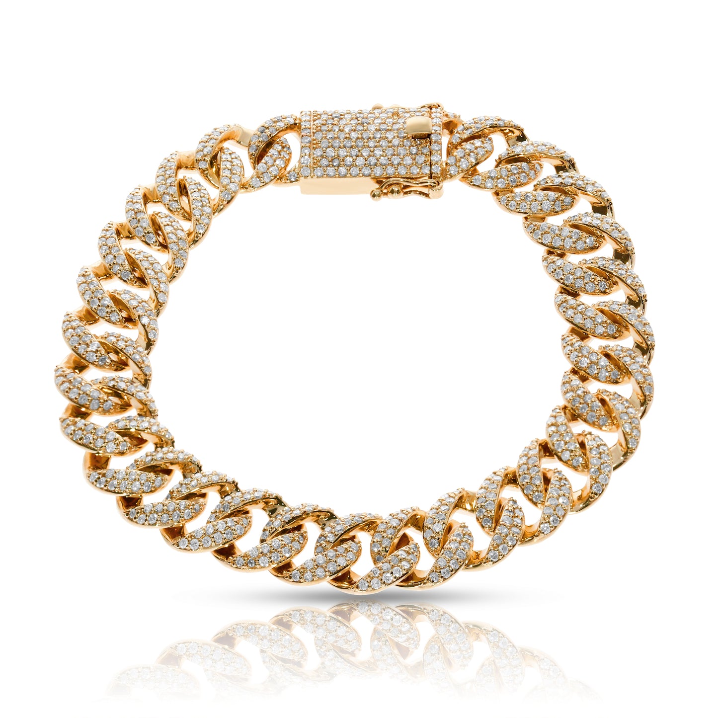 Embody strength and allure with The Celestial Bond bracelet featuring round-cut diamonds, a perfect gift for the distinguished man. Ideal for celebrating achievements with celestial elegance.