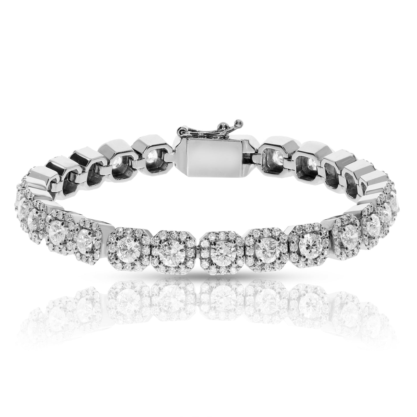 9 Karat Diamant Tennisarmband Sternennacht