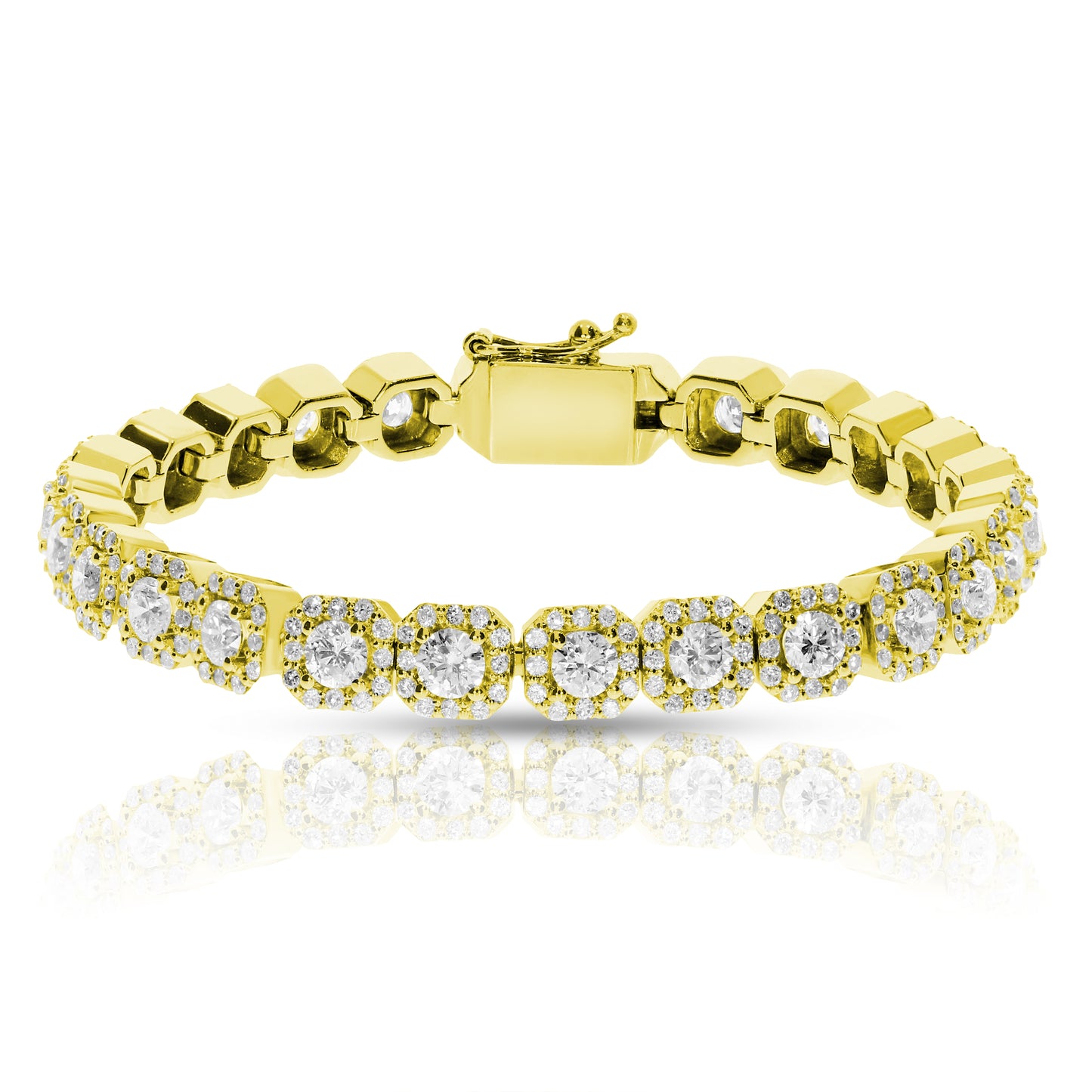 9 Karat Diamant Tennisarmband Sternennacht