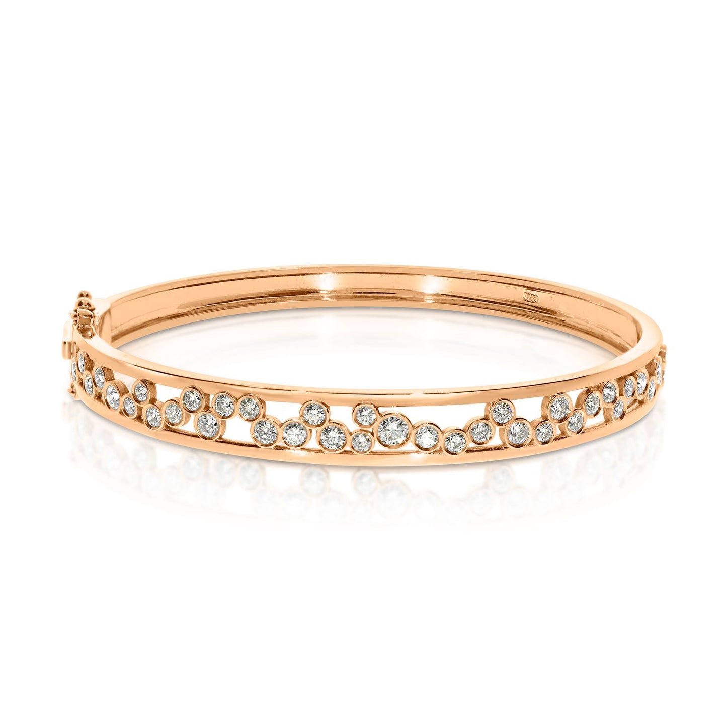 Bangle in Gold with Diamonds – Celestial Harmony