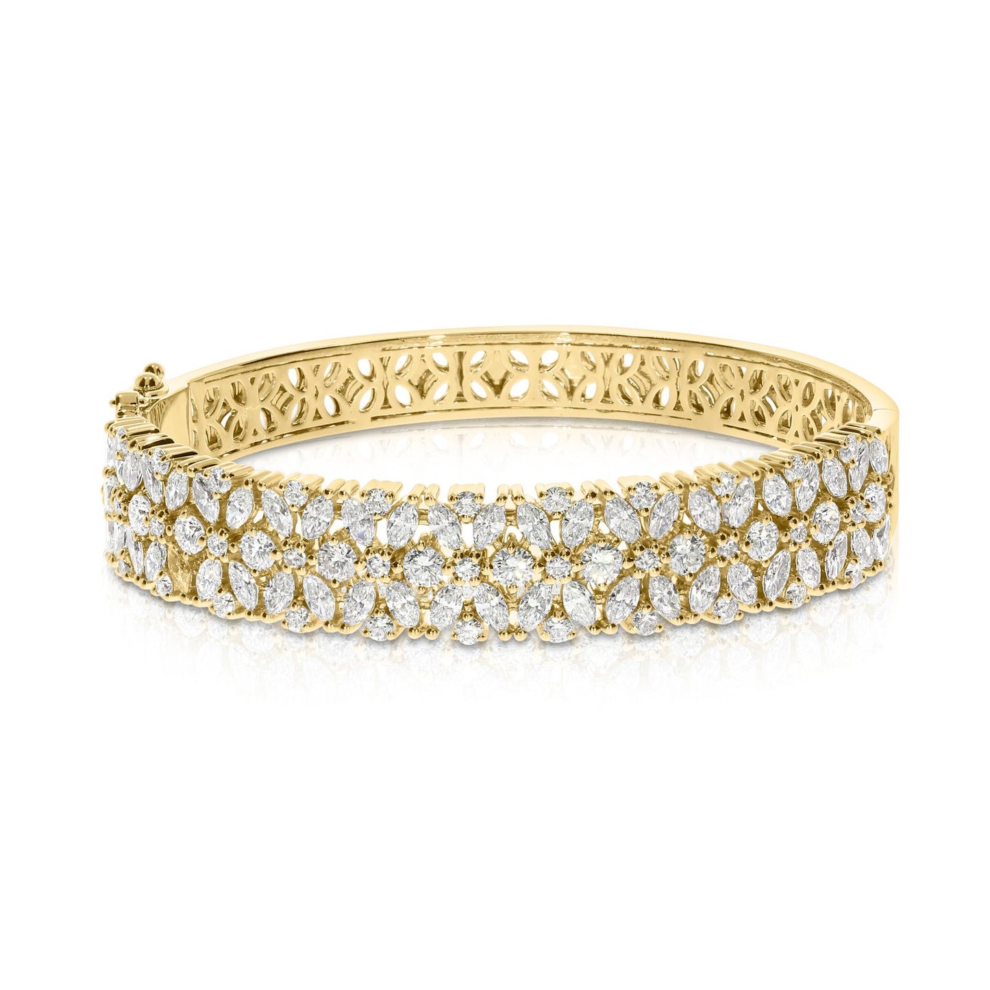 Bracelet in Gold with Marquise Diamonds – Celestial Cascade | Lunar Elegance