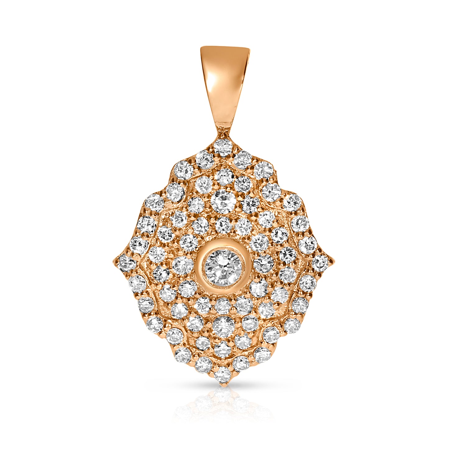 Embodying the serene allure of a moonlit evening, this exquisite gold pendant from the Nocturne collection is a masterpiece of celestial elegance. Ideal as a gift to commemorate a moment of personal achievement or as an eternal keepsake for those who revel in the night’s poetic whispers.