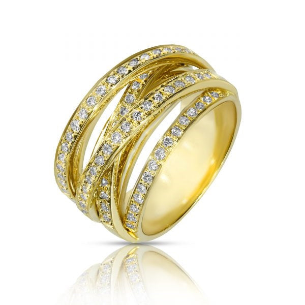 Diamond Eternity Ring in White Gold – Eclipse Harmony