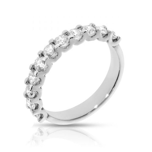 Discover the elegance of the "Eternal Constellation" eternity ring, crafted in gold with a seamless circle of round-cut diamonds. Symbolizing an unending journey of love and the infinite beauty of the night sky, this ring is perfect for celebrating anniversaries, personal achievements, or eternal bonds. A meaningful addition to any collection.
