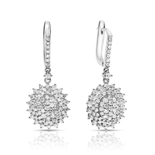 Diamond Drop Earrings – Stellar Radiance