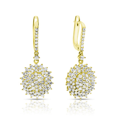 Diamond Drop Earrings – Stellar Radiance