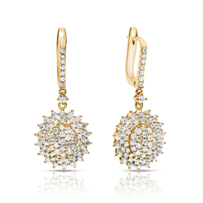 Diamond Drop Earrings – Stellar Radiance