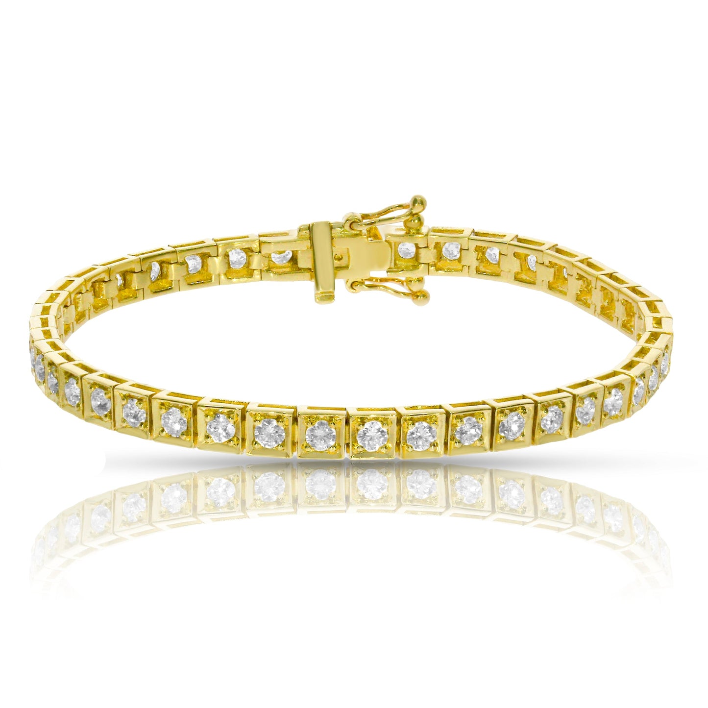 Bracelet tennis en diamant 3 carats Equator