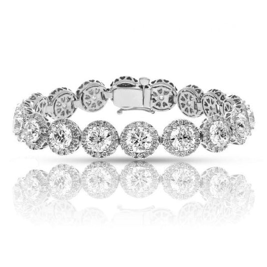 Diamond Tennis Bracelet – Celestial Orbit