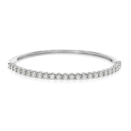 Diamond Bangle Bracelet – Elysian Circles |