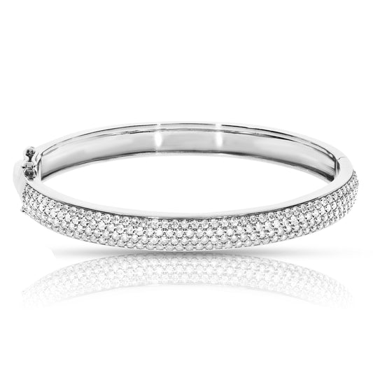 Bangle Bracelet with Diamonds – Stellar Symphony | Nocturne