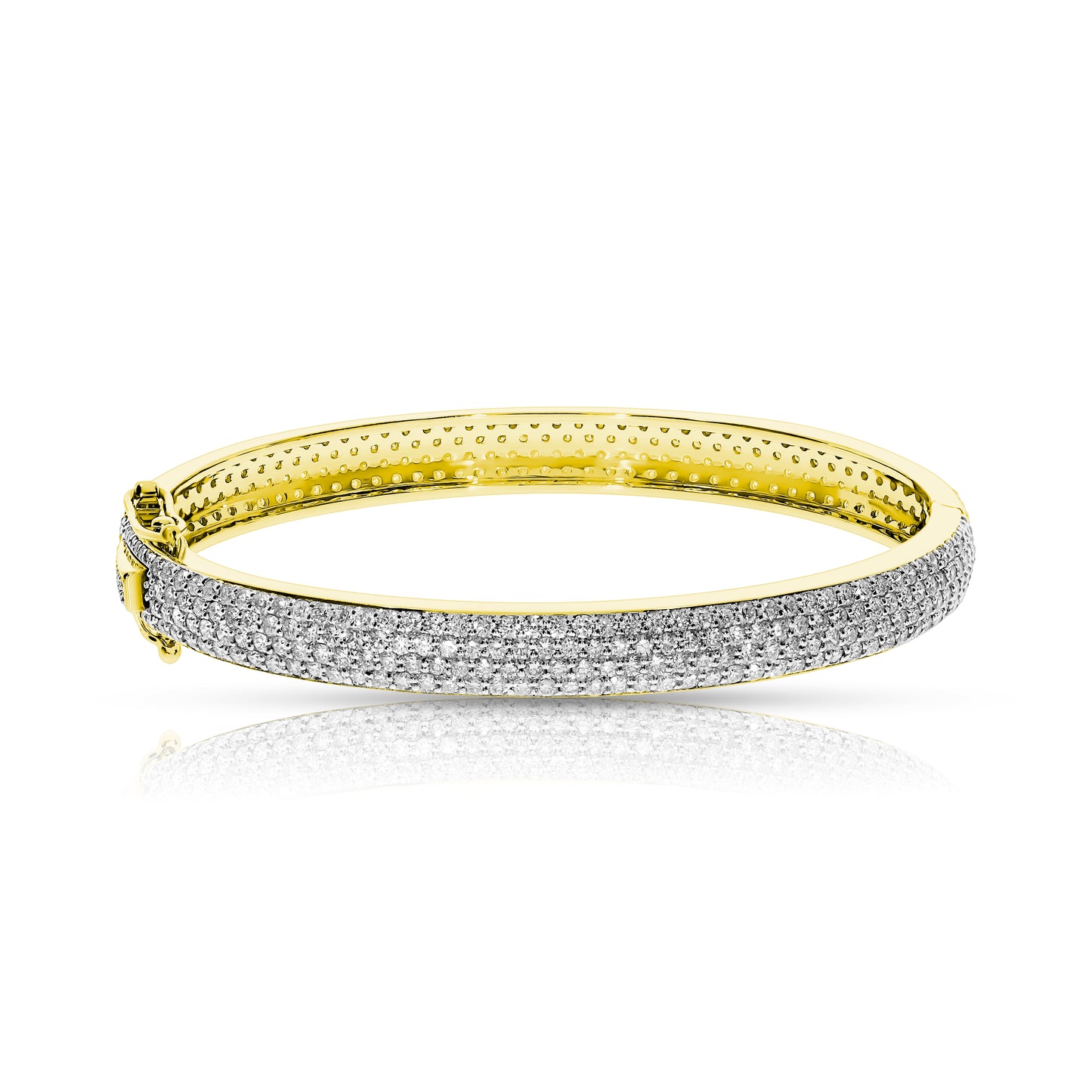 Diamond Bangle Bracelet – Celestial Harmony