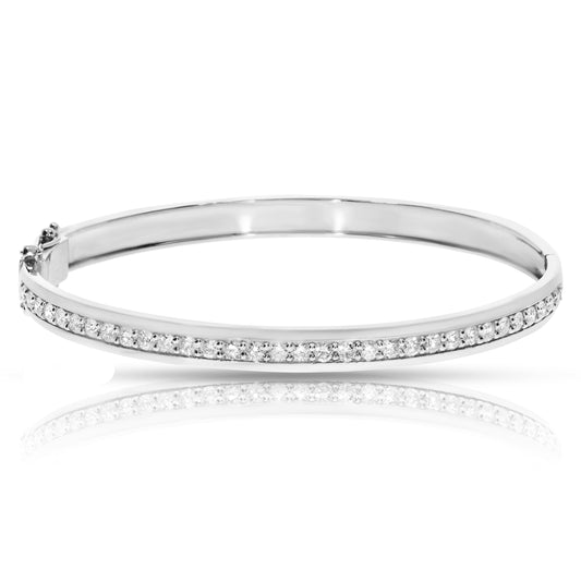 Diamond Bangle Bracelet – Aurora's Embrace | Origins
