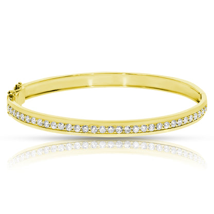 Diamond Bangle Bracelet – Aurora's Embrace | Origins