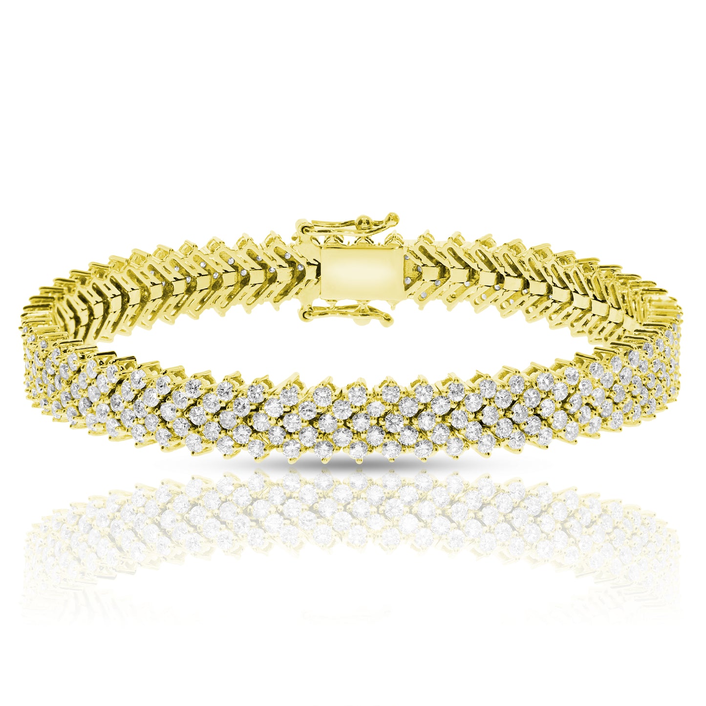 Diamond Tennis Bracelet – Celestial Cascade | Luminous Echoes