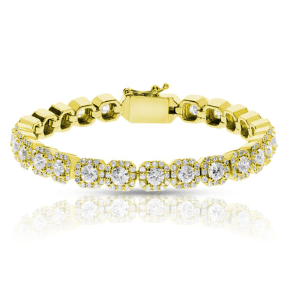9 Karat Diamant Tennisarmband Sternennacht