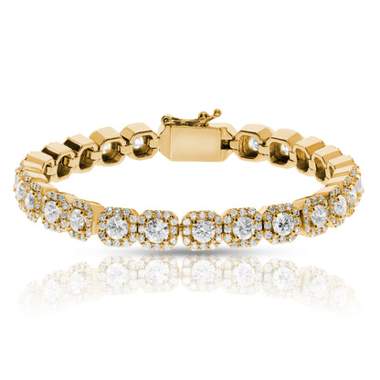 9 Karat Diamant Tennisarmband Sternennacht