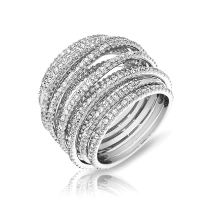 2,50 Karat Diamant Ewigkeitsring Grace of Lines