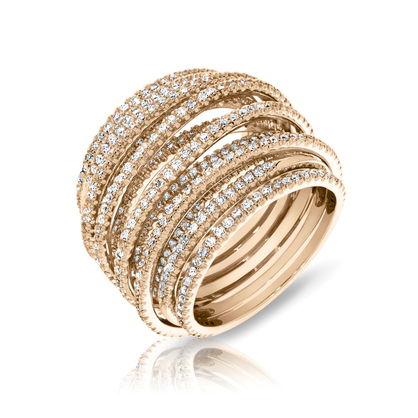 2,50 Karat Diamant Ewigkeitsring Grace of Lines