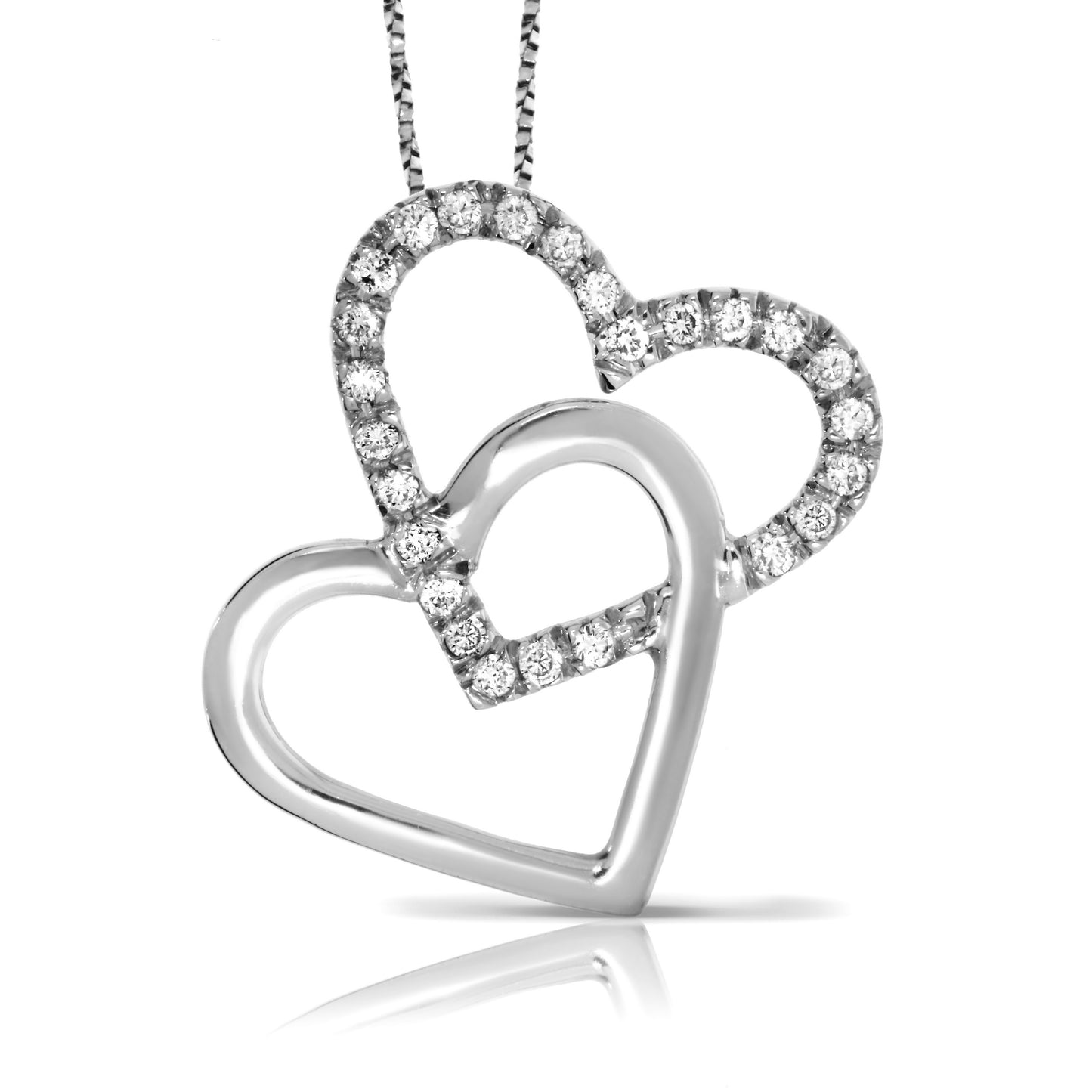 Diamond Heart Pendant – Eternal Constellation