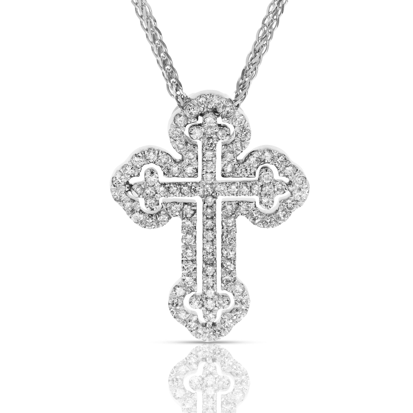 Gold Cross Pendant with Diamonds – Heavenly Grace | Cross Pendants