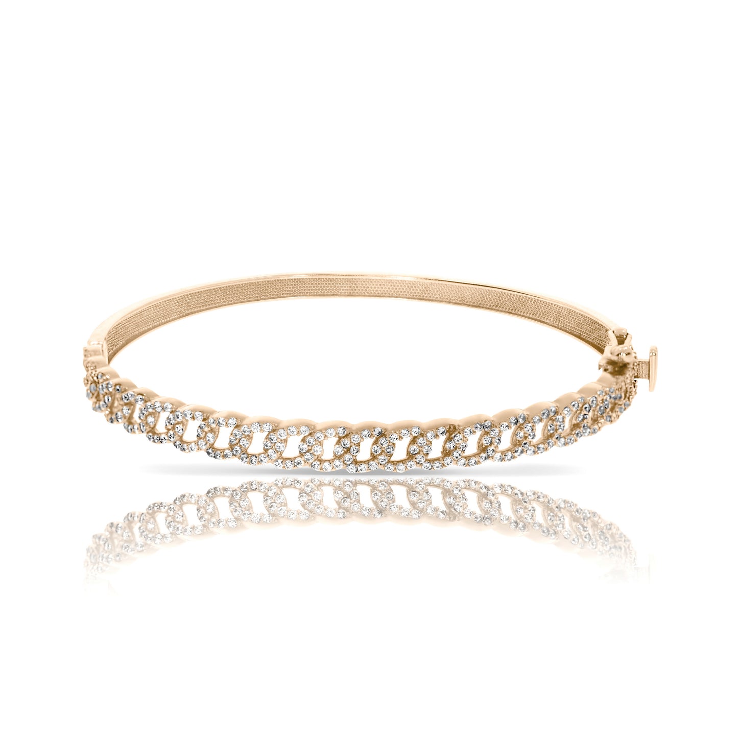 Diamond Bangle Bracelet – Celestial Embrace | Nocturne