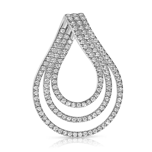 Lunar Shield gold pendant, featuring a central diamond and intricate halo. Available in 14K or 18K gold. Perfect for celebrating elegance and strength.