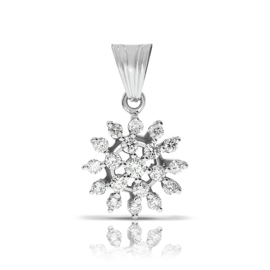 Gold Pendant with Diamonds – Starry Embrace | Designer Pendants