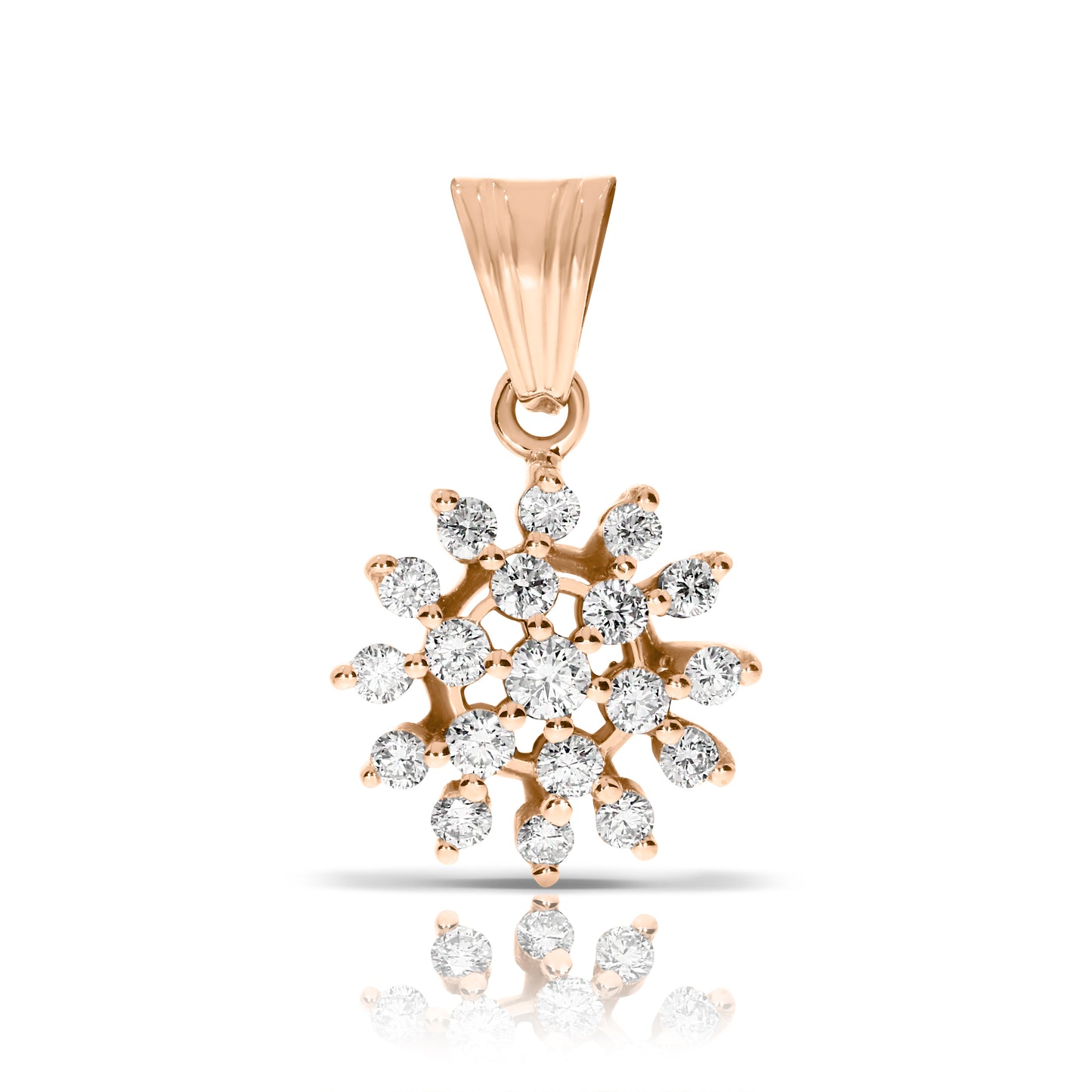 Gold Pendant with Diamonds – Starry Embrace | Designer Pendants